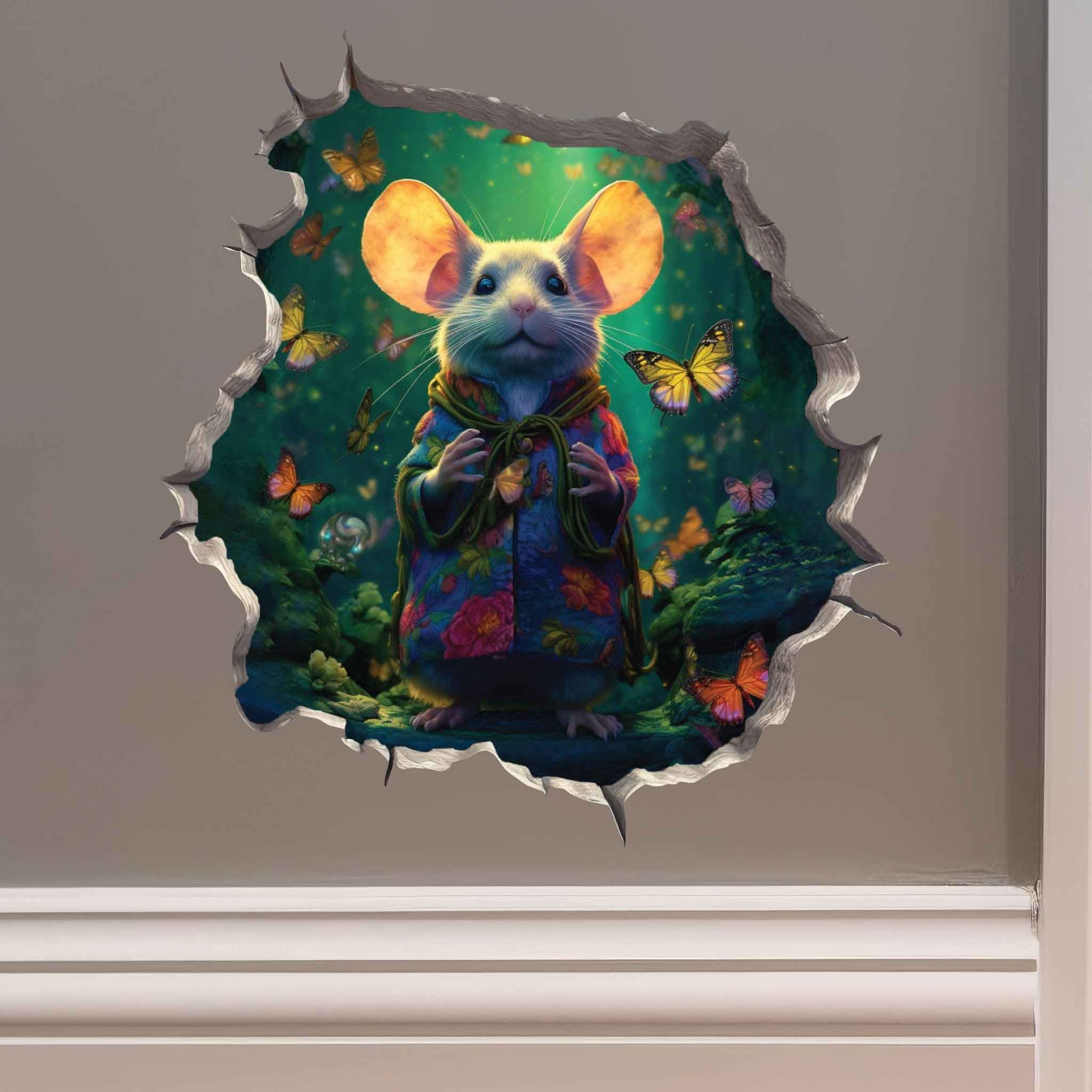 Druid Mouse Hole Decal - My Wonderful Walls
