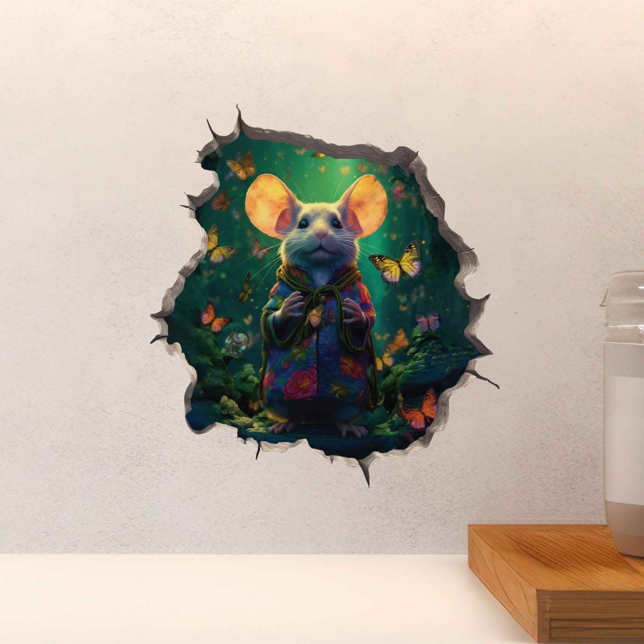 Druid Mouse Hole Decal - My Wonderful Walls