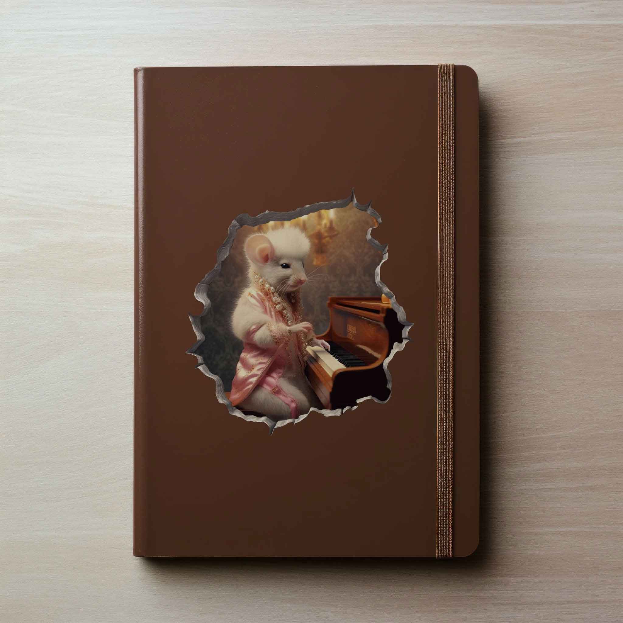 Extravagant Piano Mouse Hole Decal - My Wonderful Walls