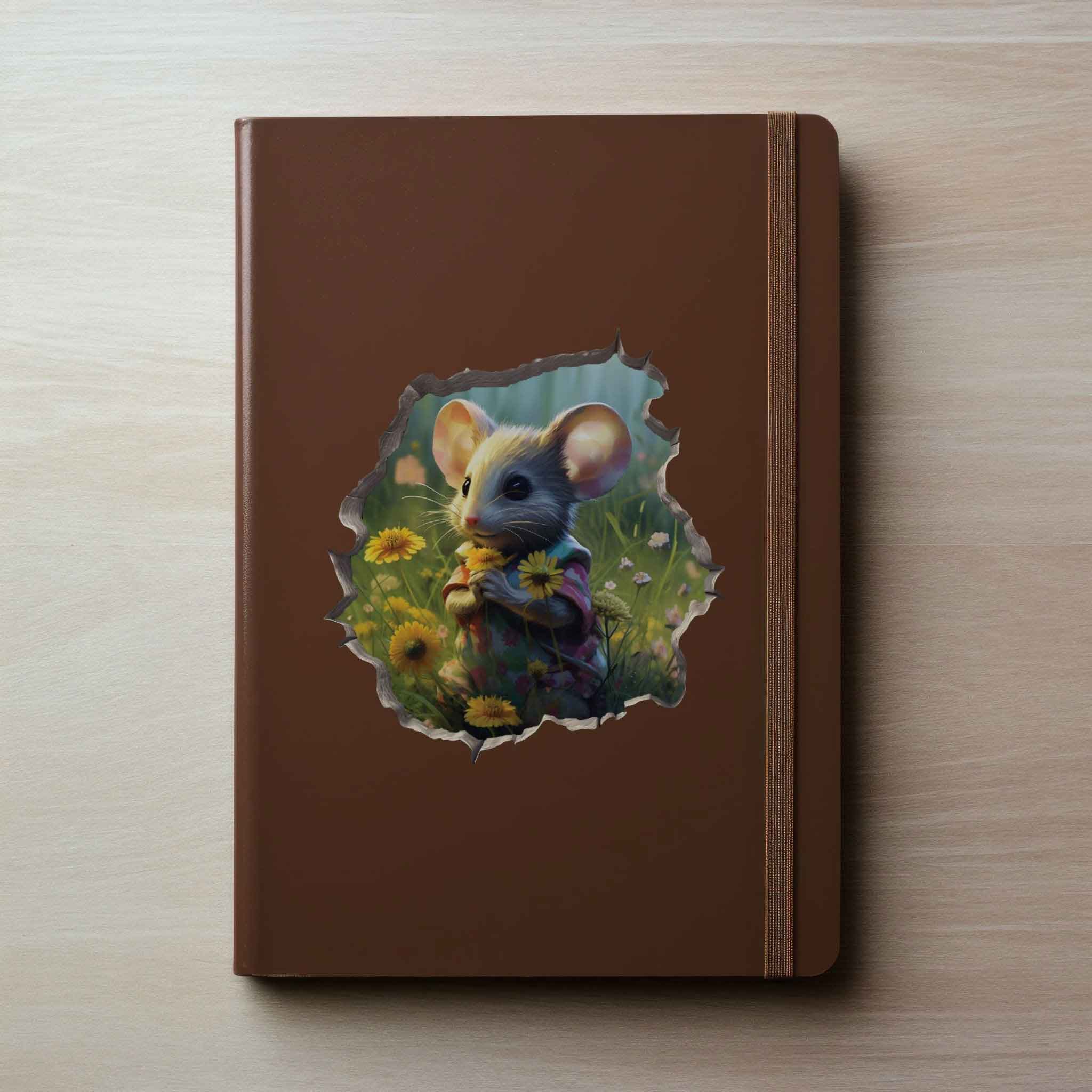 Flower Mouse Hole Decal - My Wonderful Walls