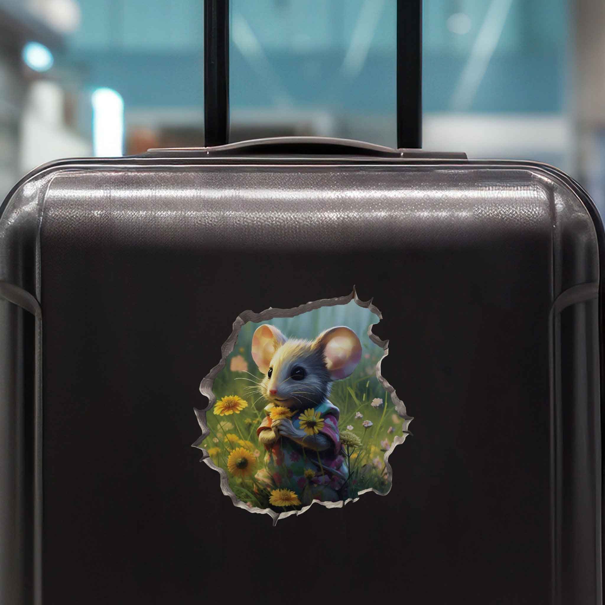 Flower Mouse Hole Decal - My Wonderful Walls