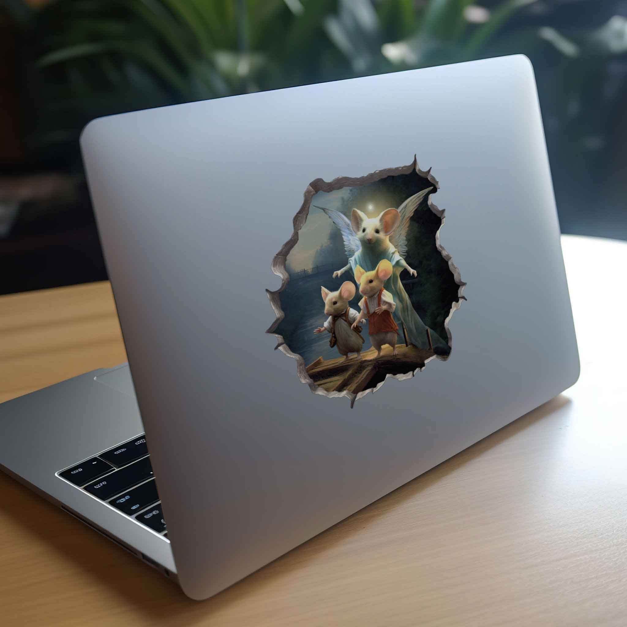 Guardian Angel Mouse Hole Decal - My Wonderful Walls