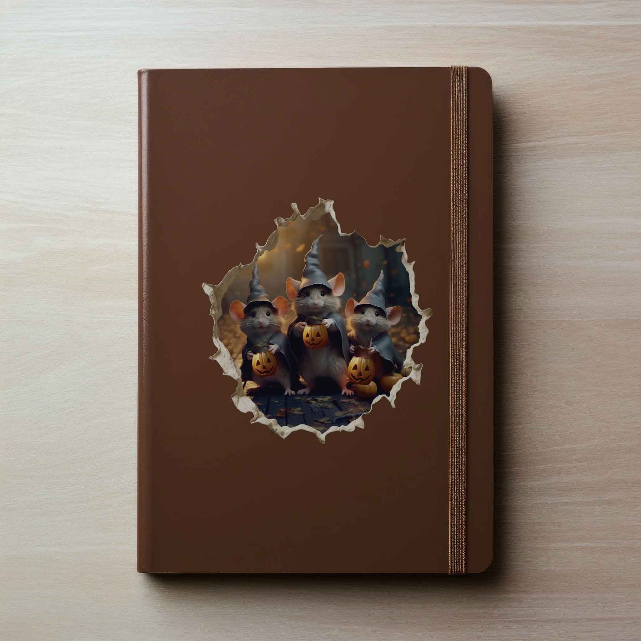 Halloween Witches Mouse Hole Decal - My Wonderful Walls