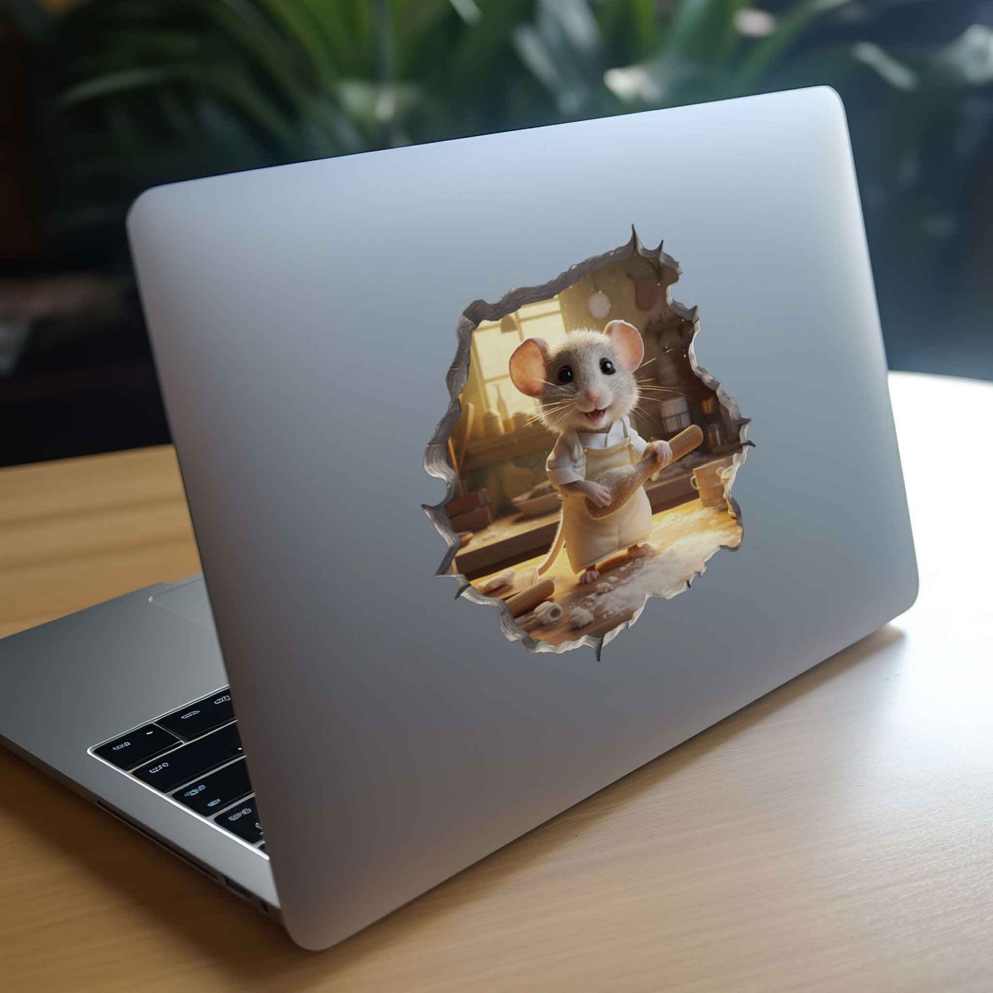 Home Bake Mouse Hole Decal - My Wonderful Walls