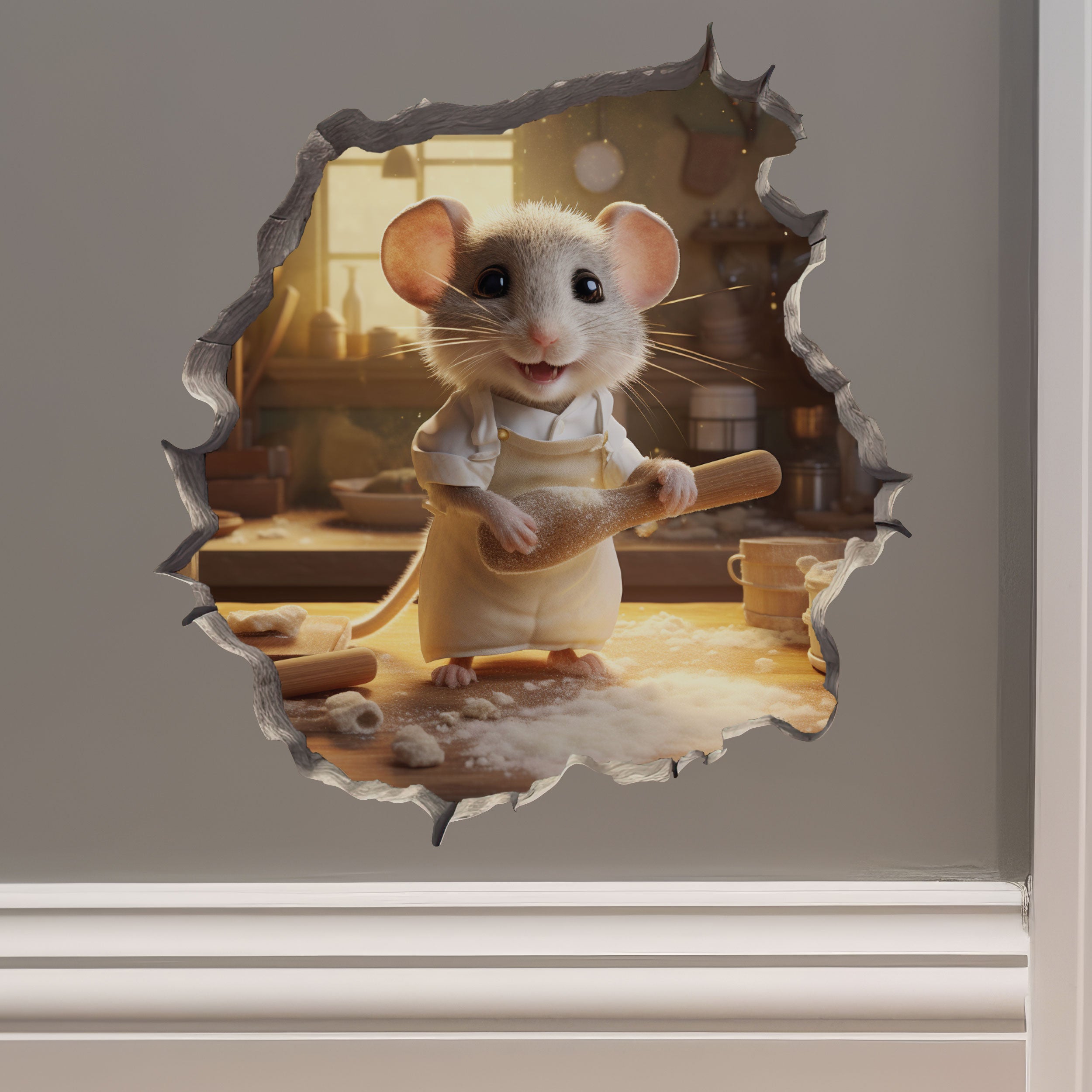 50% OFF LIQUIDATION MOUSE HOLE DECALS - LIMITED QUANTITIES