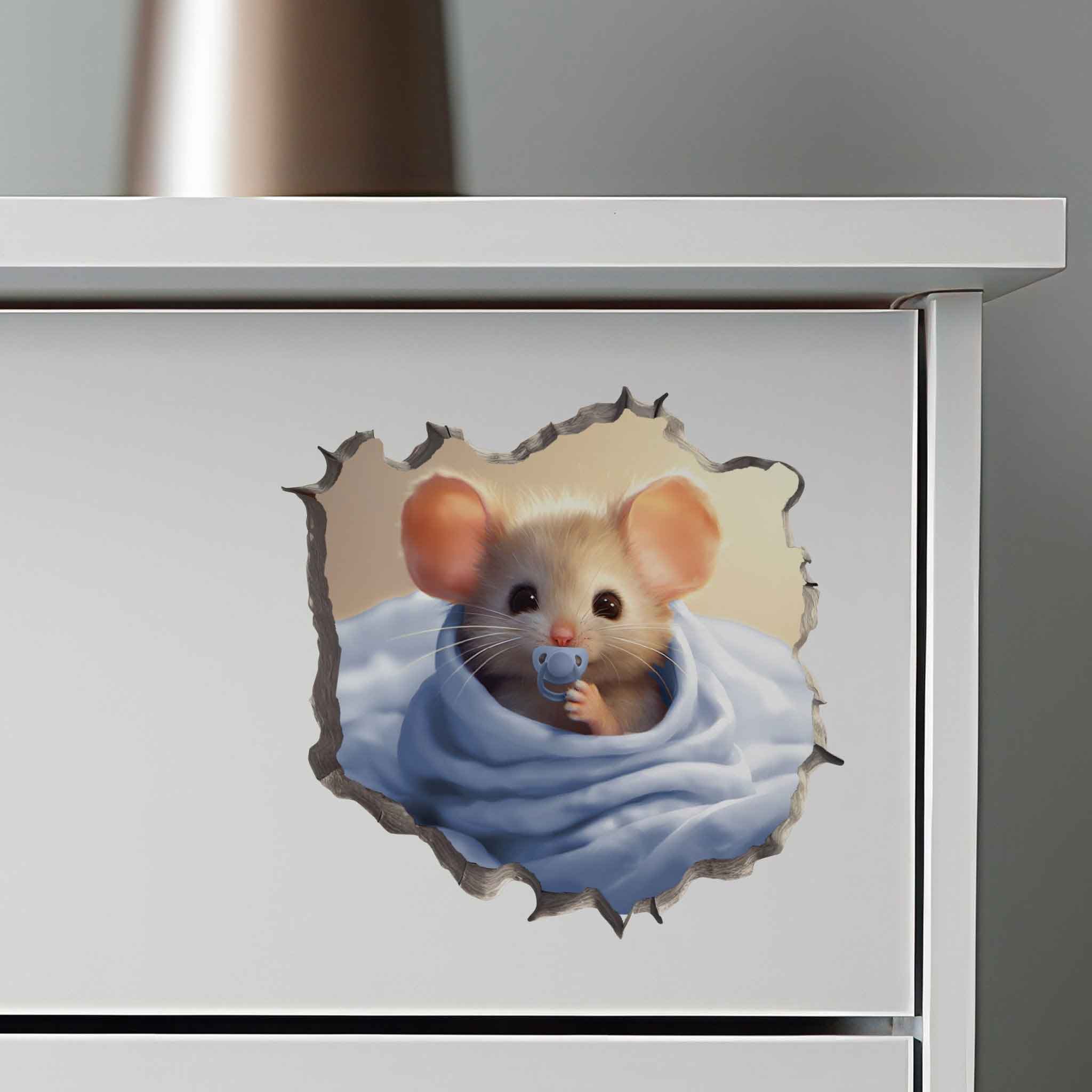 It's a Boy Mouse Hole Decal - My Wonderful Walls