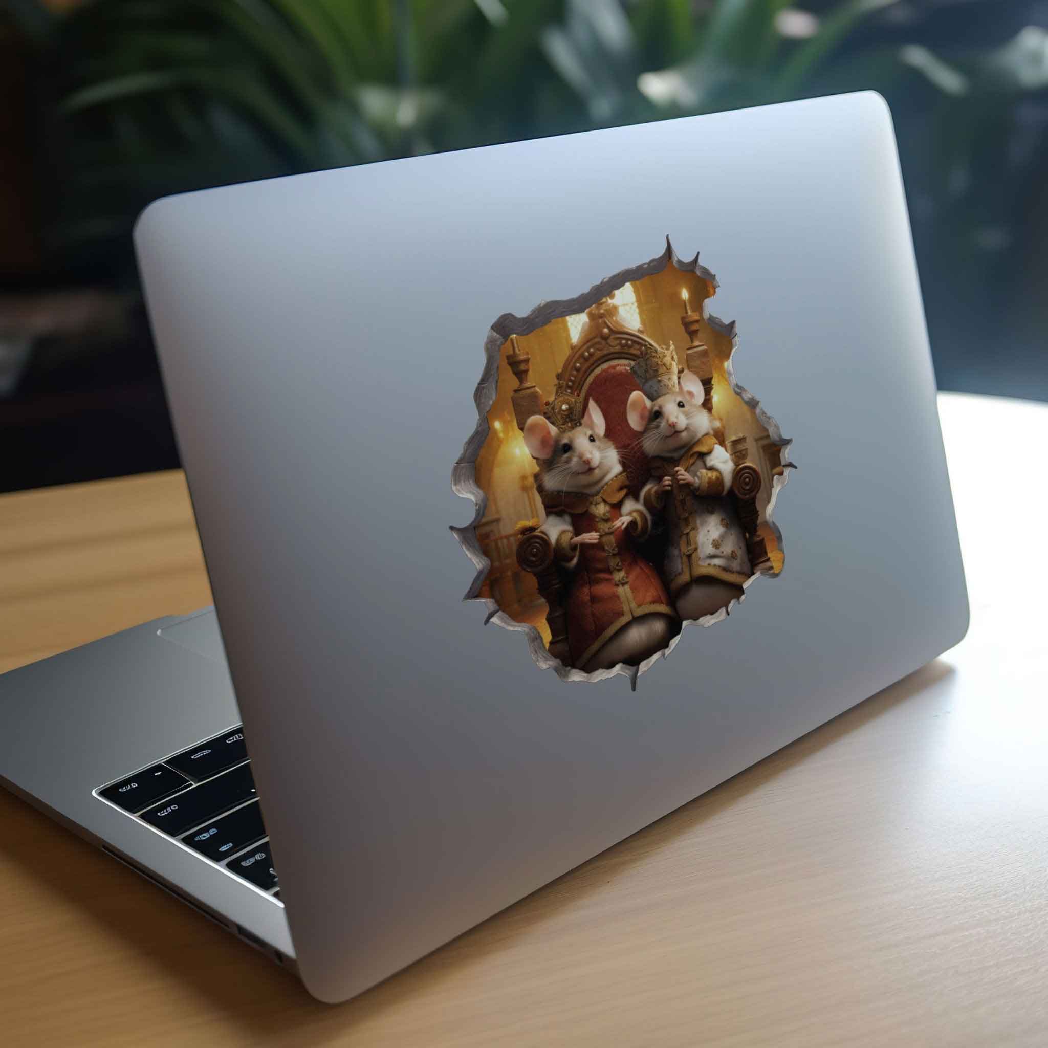 King and Queen Mouse Hole Decal - My Wonderful Walls