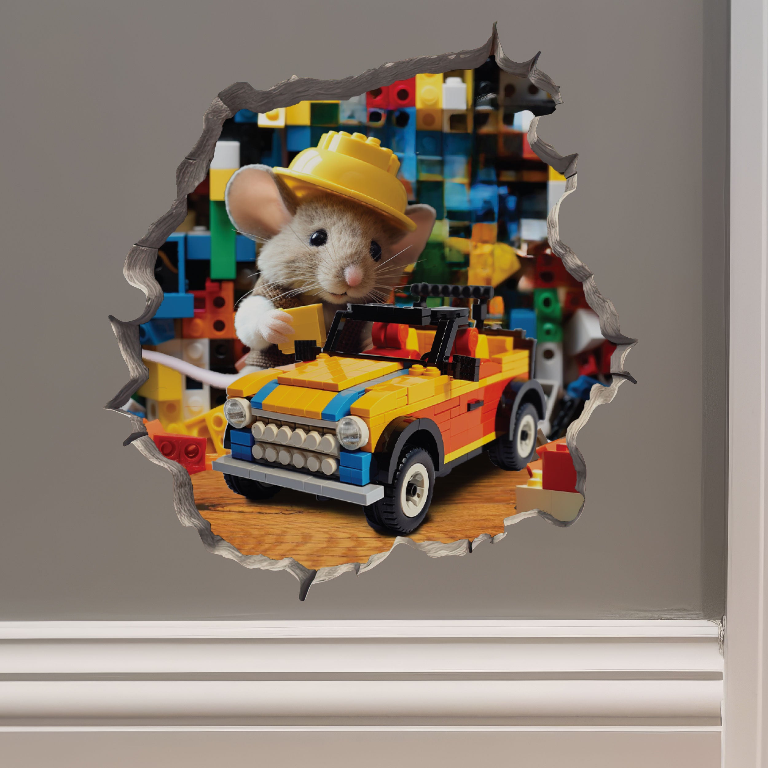 50% OFF LIQUIDATION MOUSE HOLE DECALS - LIMITED QUANTITIES