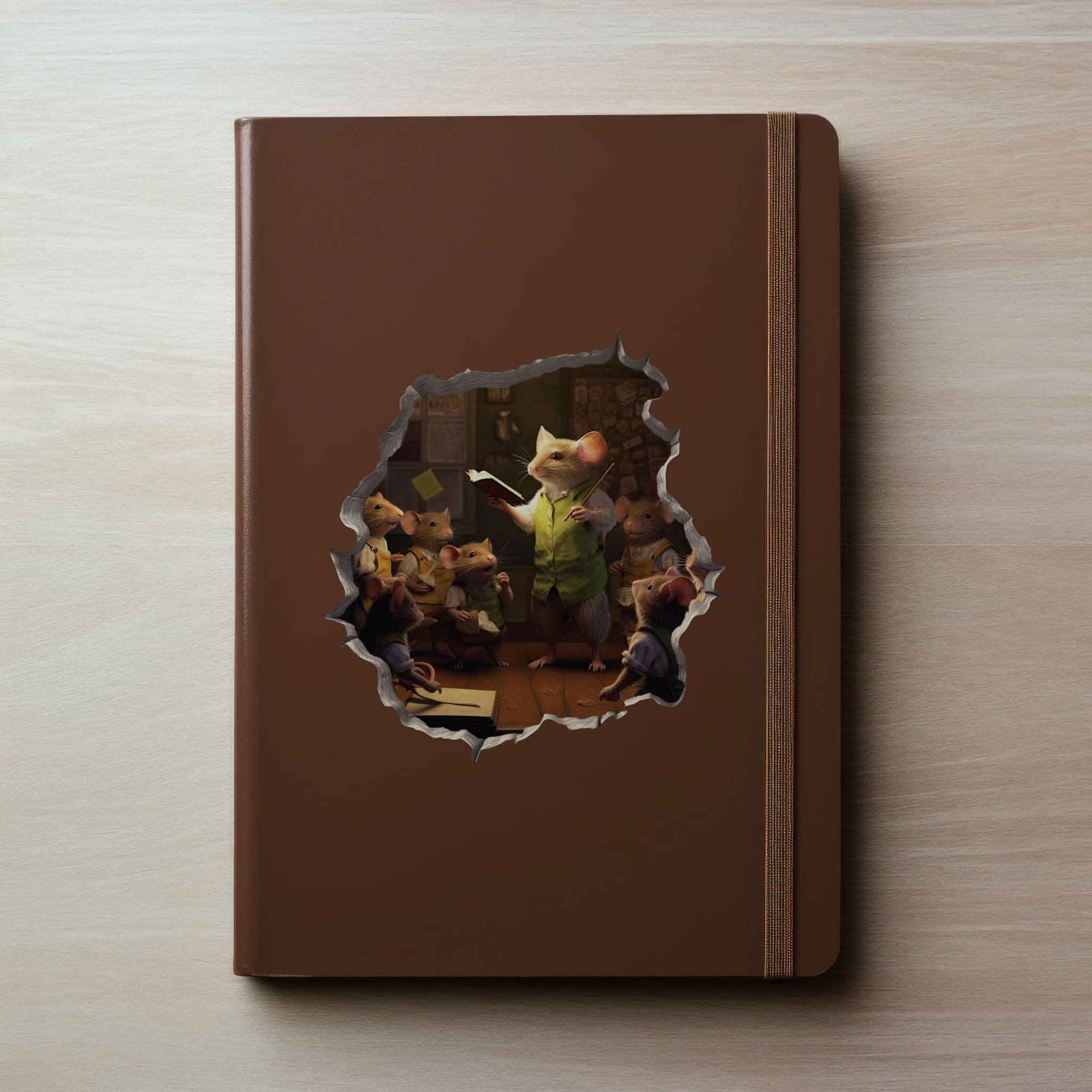 Male Teacher Mouse Hole Decal - My Wonderful Walls