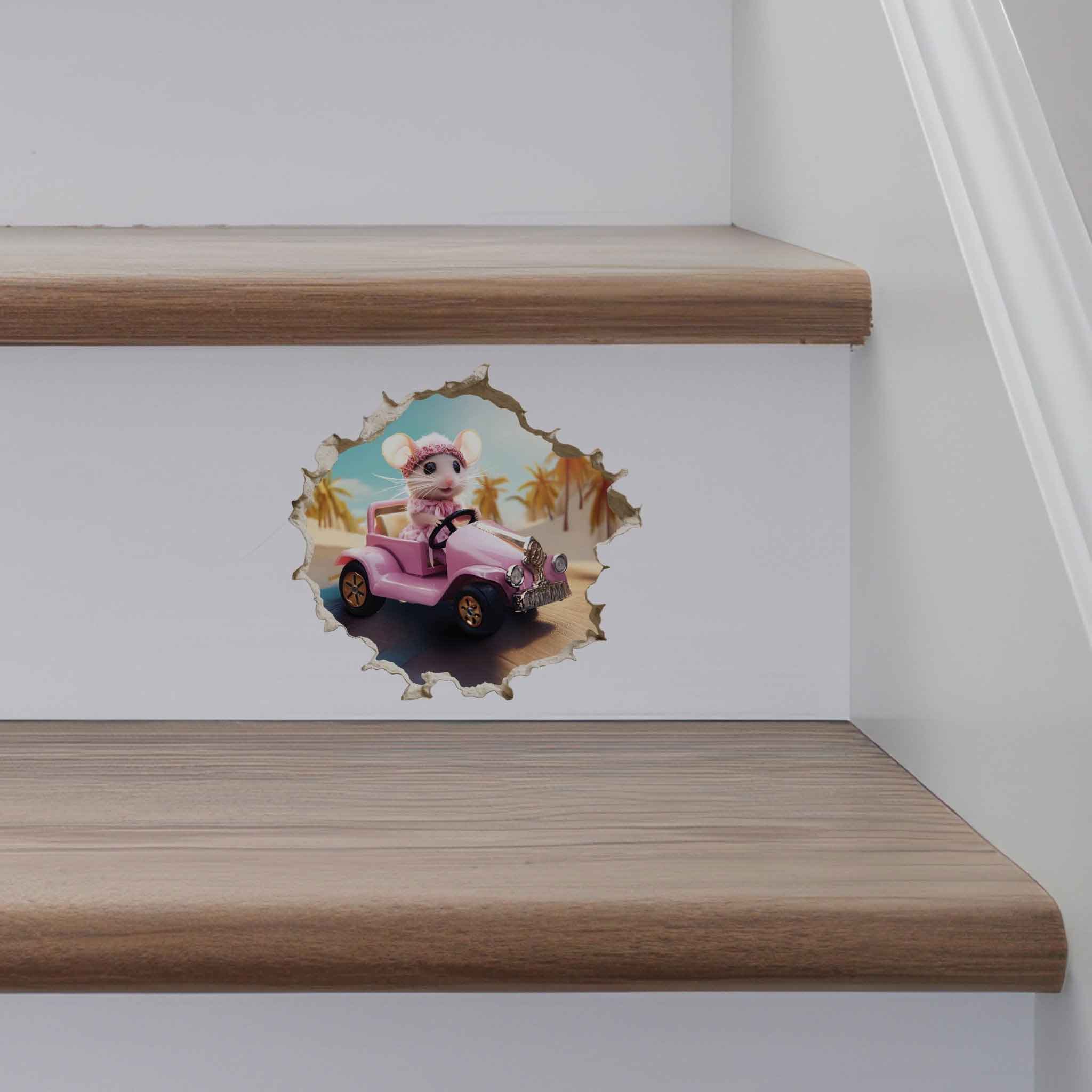 Malibu Dream Mouse Hole Decal - My Wonderful Walls