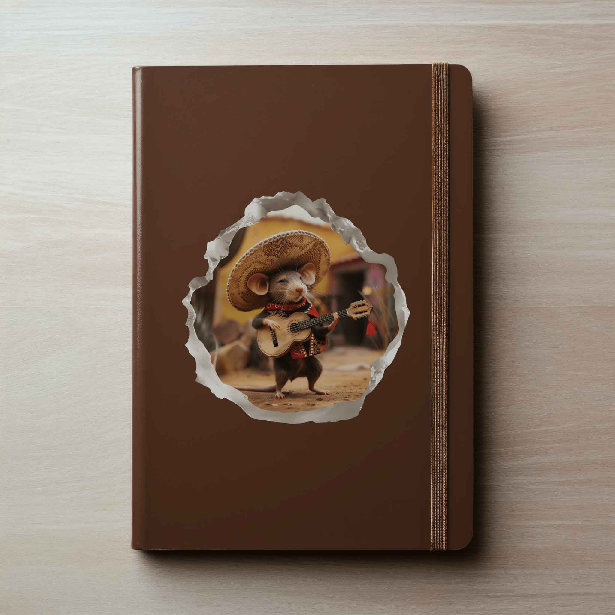 Mexican Mariachi Mouse Hole Decal - My Wonderful Walls