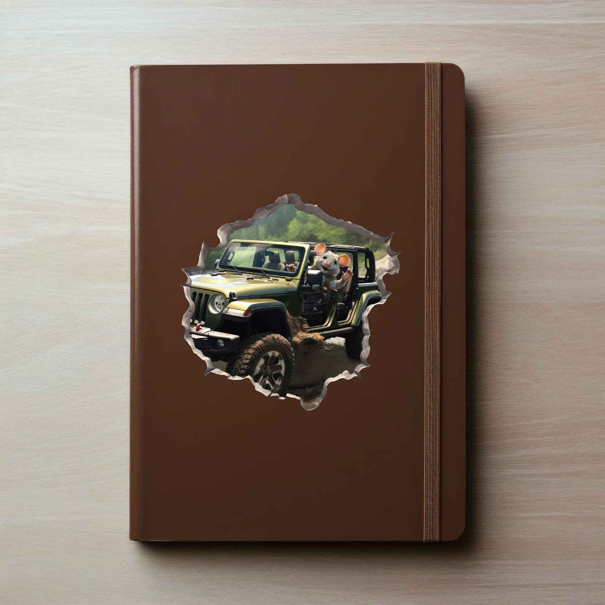 Off - Road Mouse Hole Decal - My Wonderful Walls