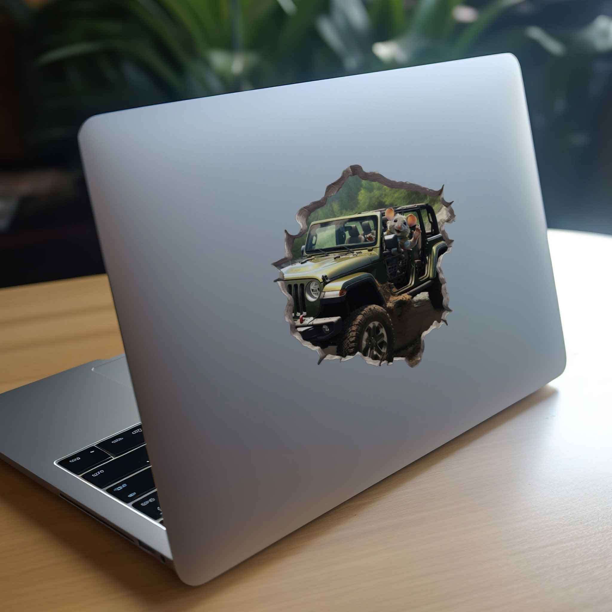 Off - Road Mouse Hole Decal - My Wonderful Walls