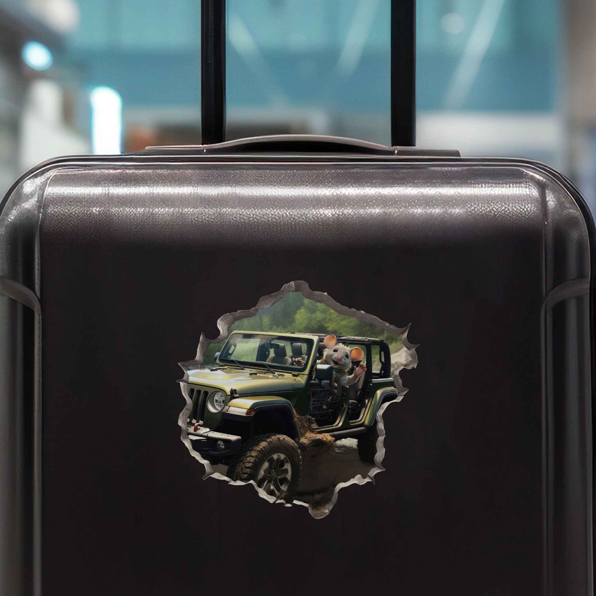 Off - Road Mouse Hole Decal - My Wonderful Walls