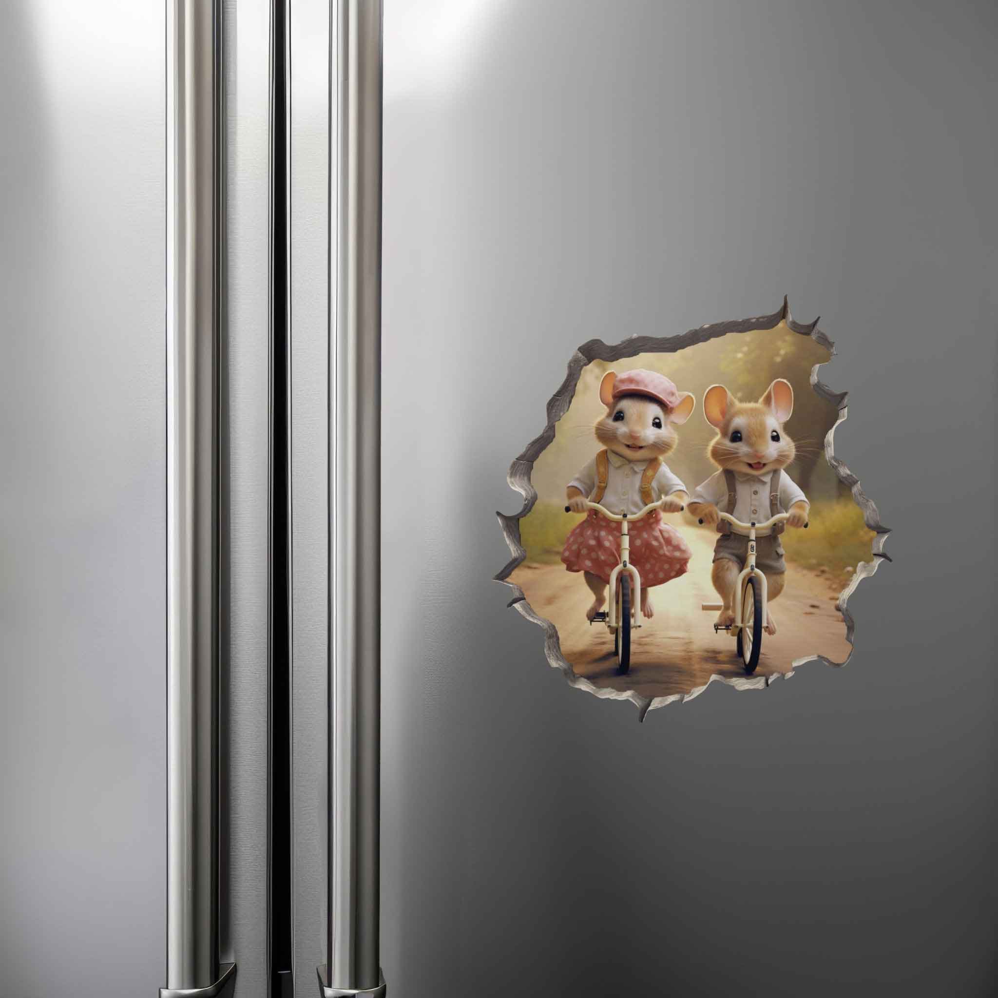 Pedal Pals Mouse Hole Decal - My Wonderful Walls