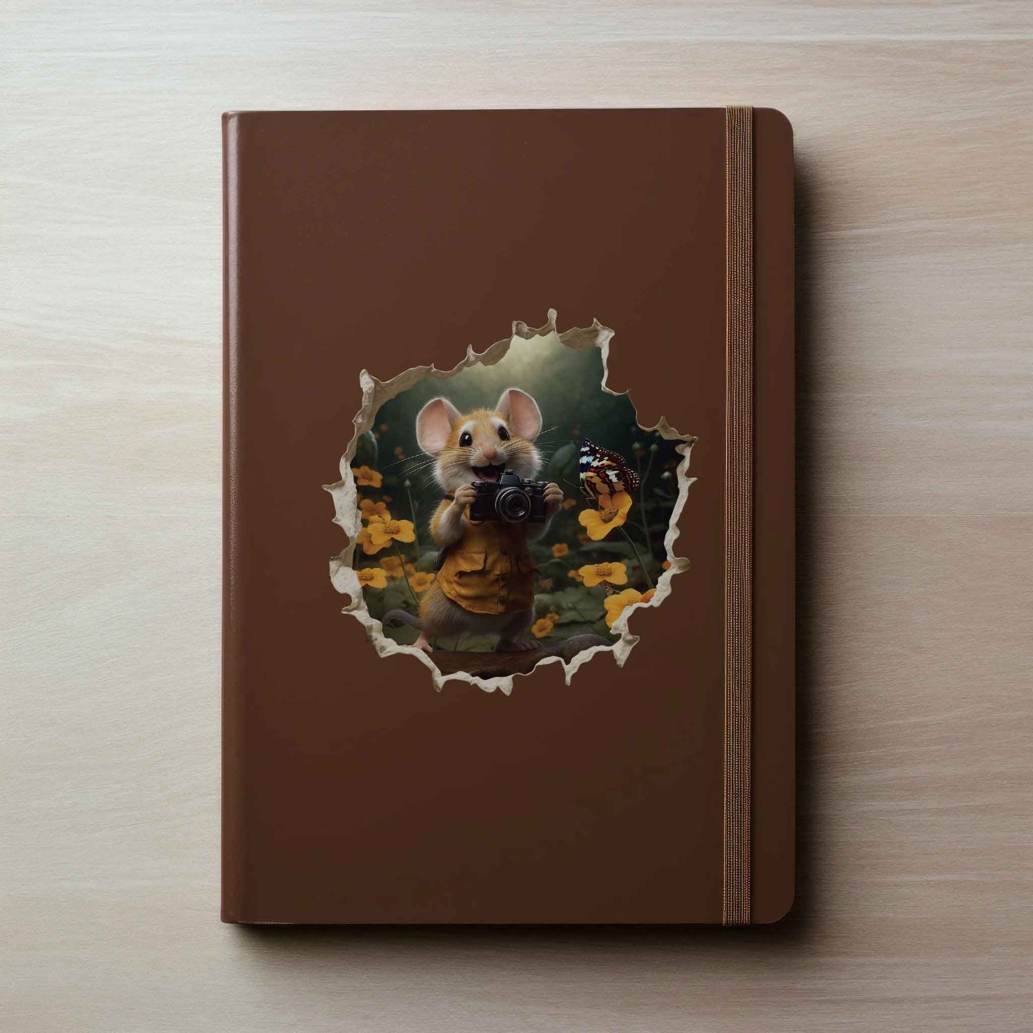 Photographer Mouse Hole Decal - My Wonderful Walls