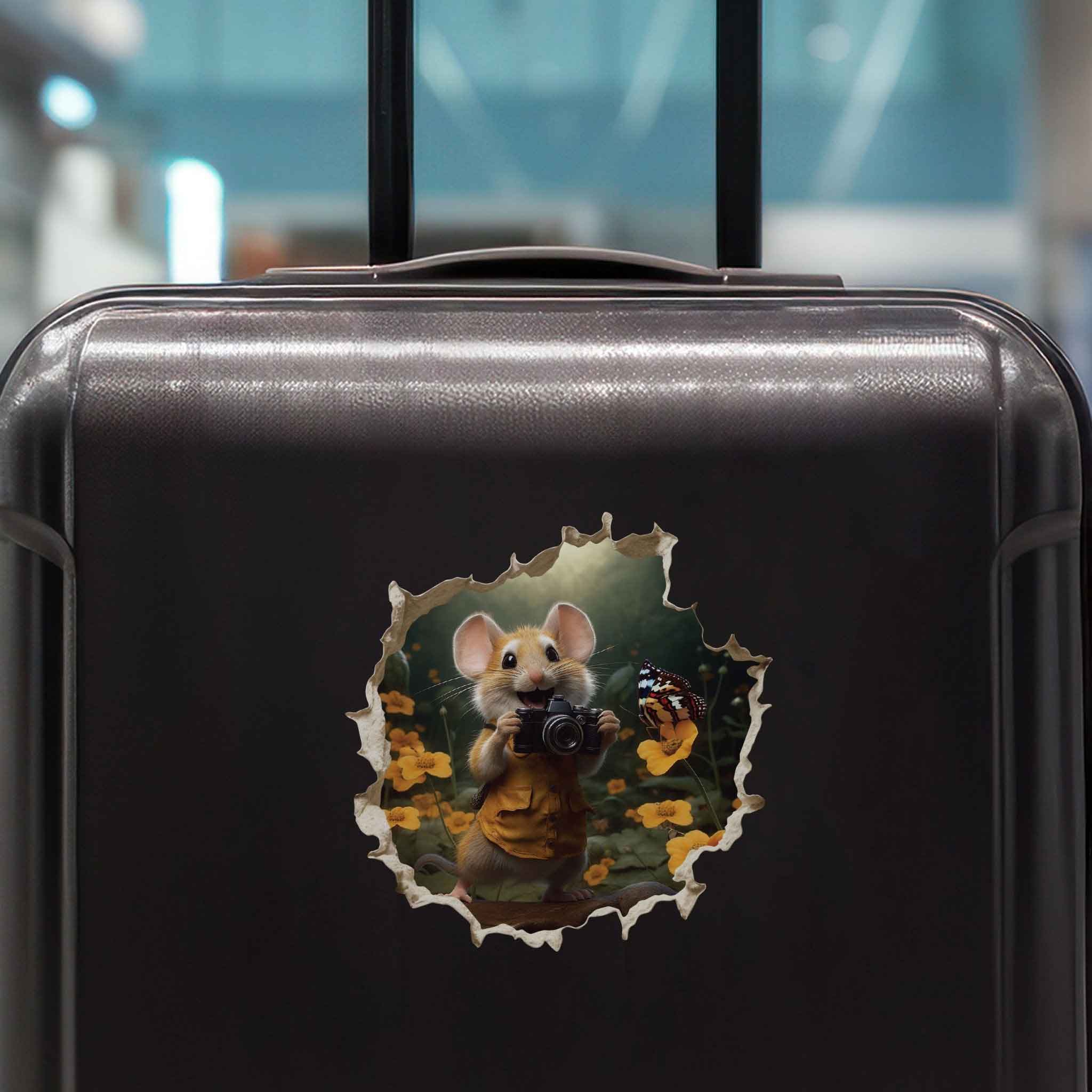 Photographer Mouse Hole Decal - My Wonderful Walls