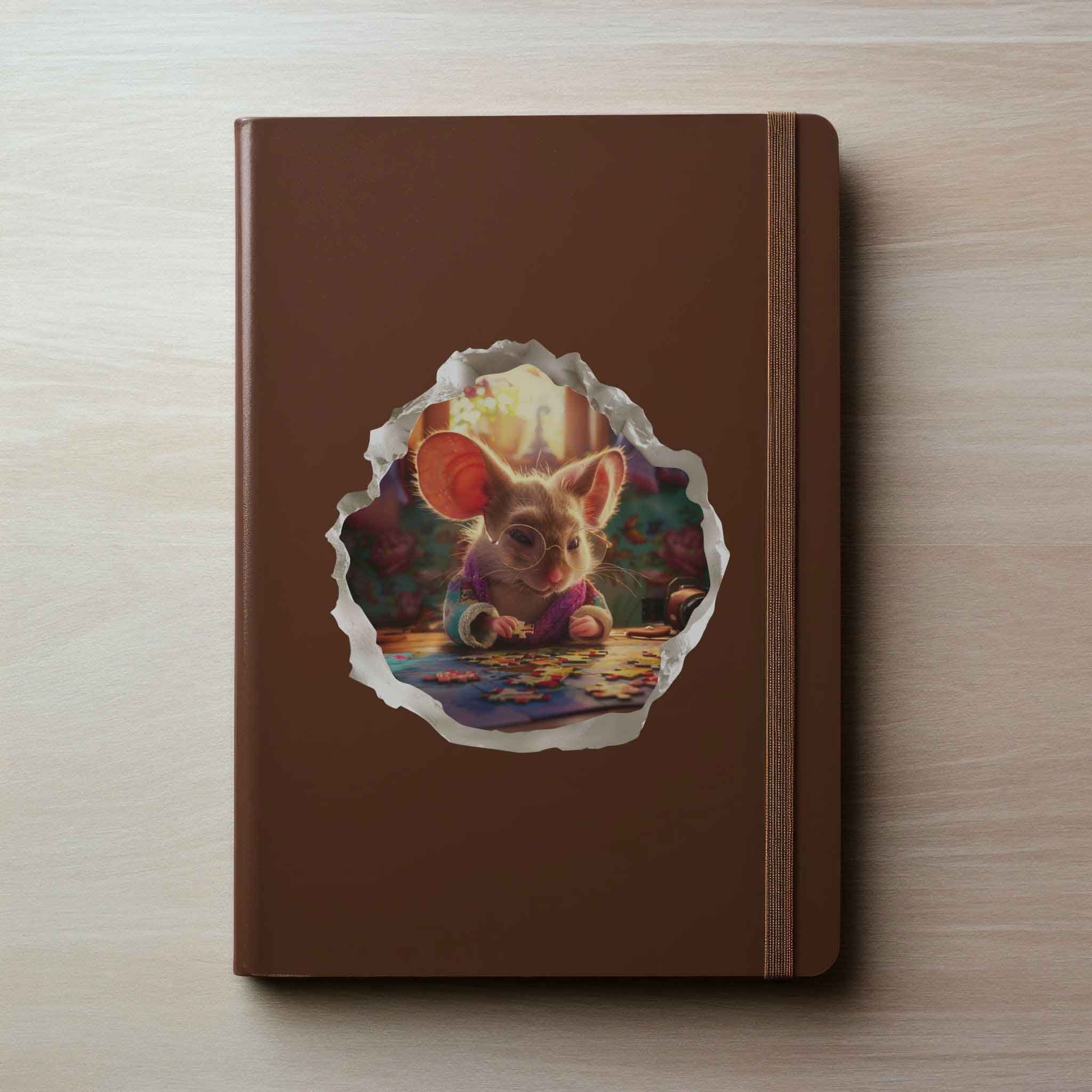 Puzzle Mouse Hole Decal - My Wonderful Walls