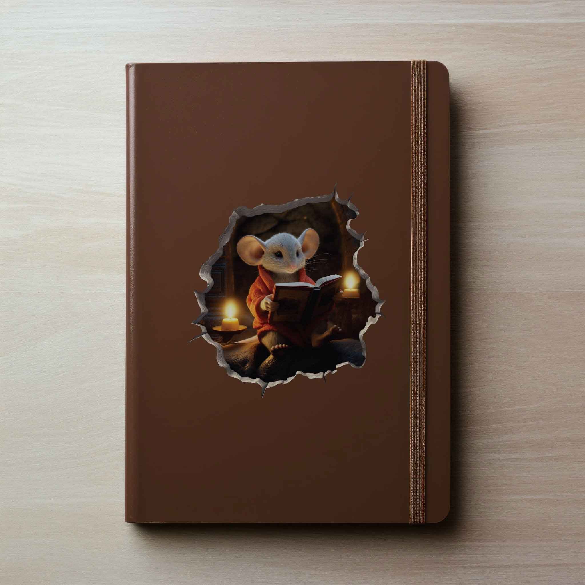 Reading Mouse Hole Decal - My Wonderful Walls