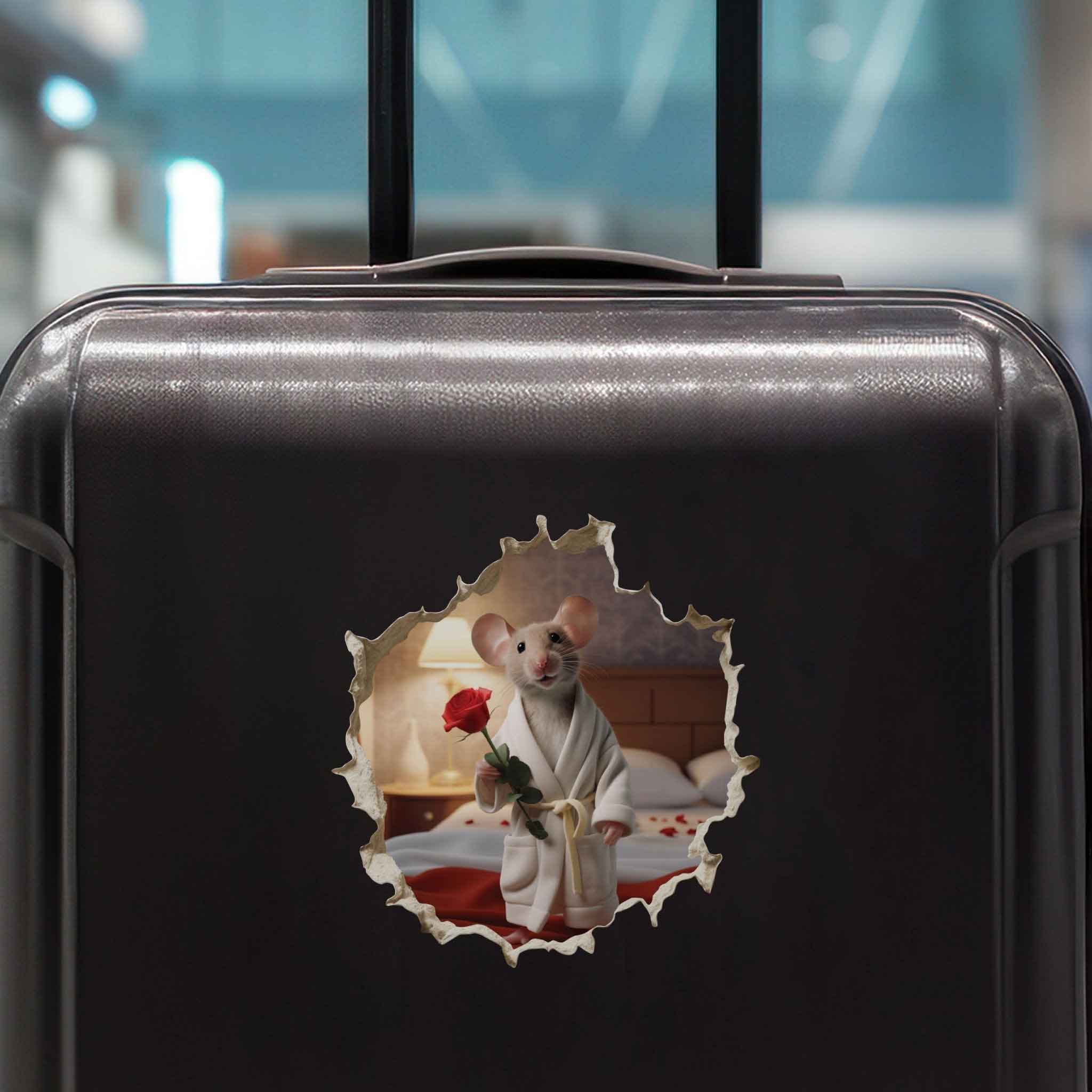 Romantic Rodent Mouse Hole Decal - My Wonderful Walls