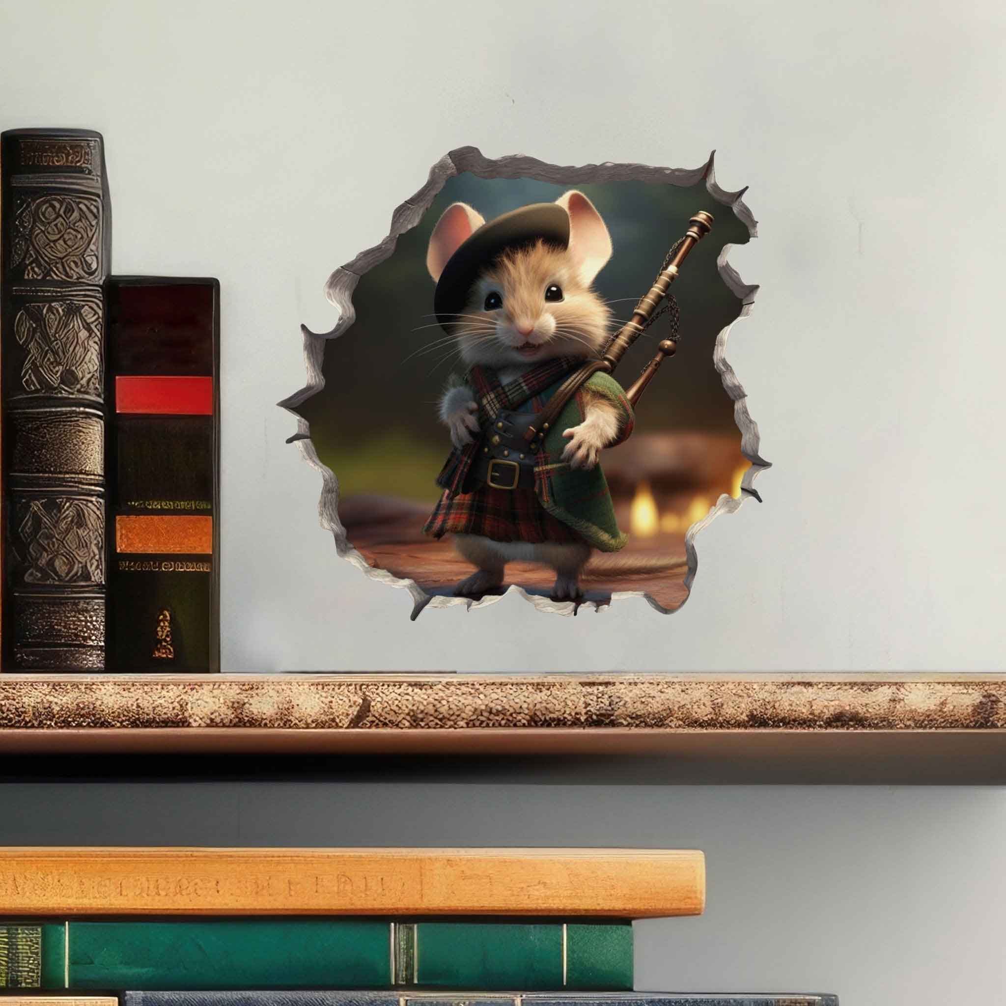 Scottish Mouse Hole Decal - My Wonderful Walls