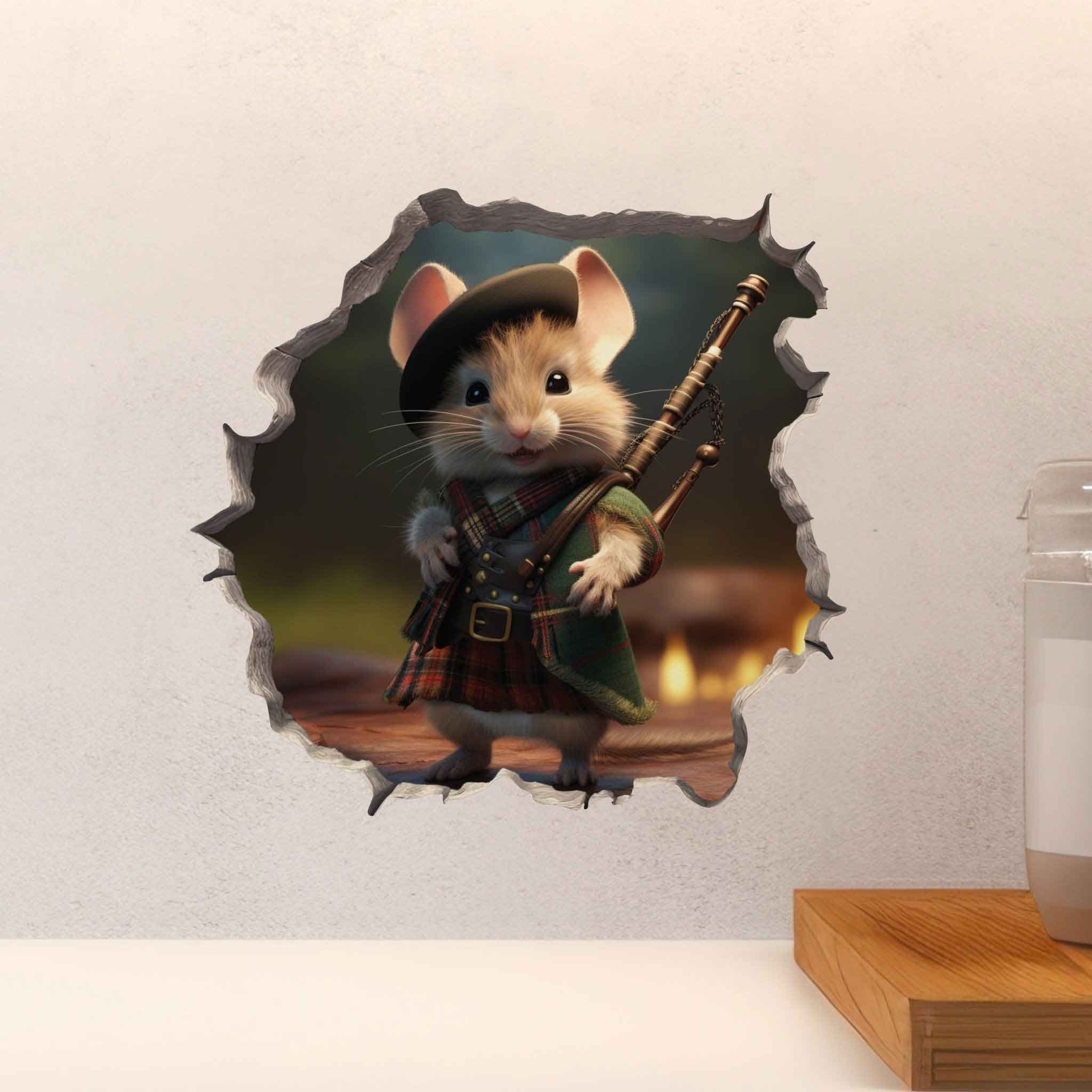 Scottish Mouse Hole Decal - My Wonderful Walls