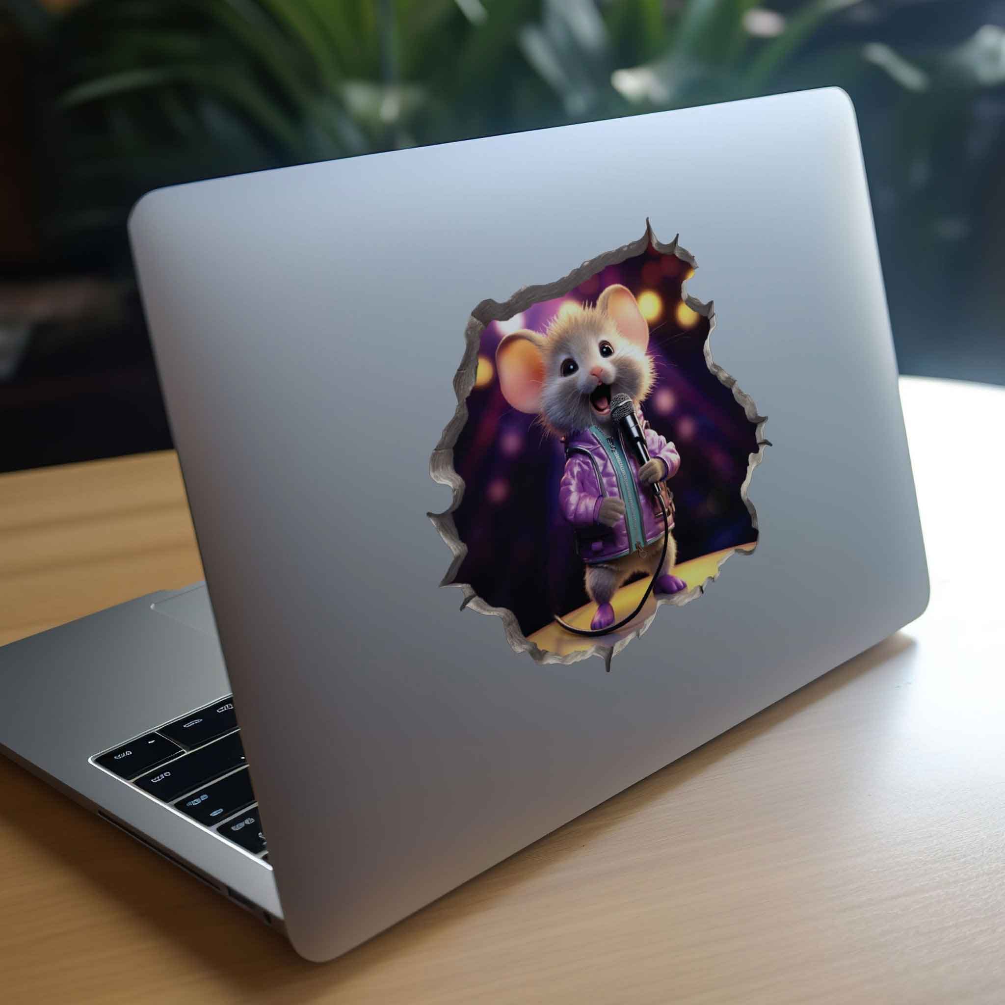 Singing Mouse Hole Decal - My Wonderful Walls