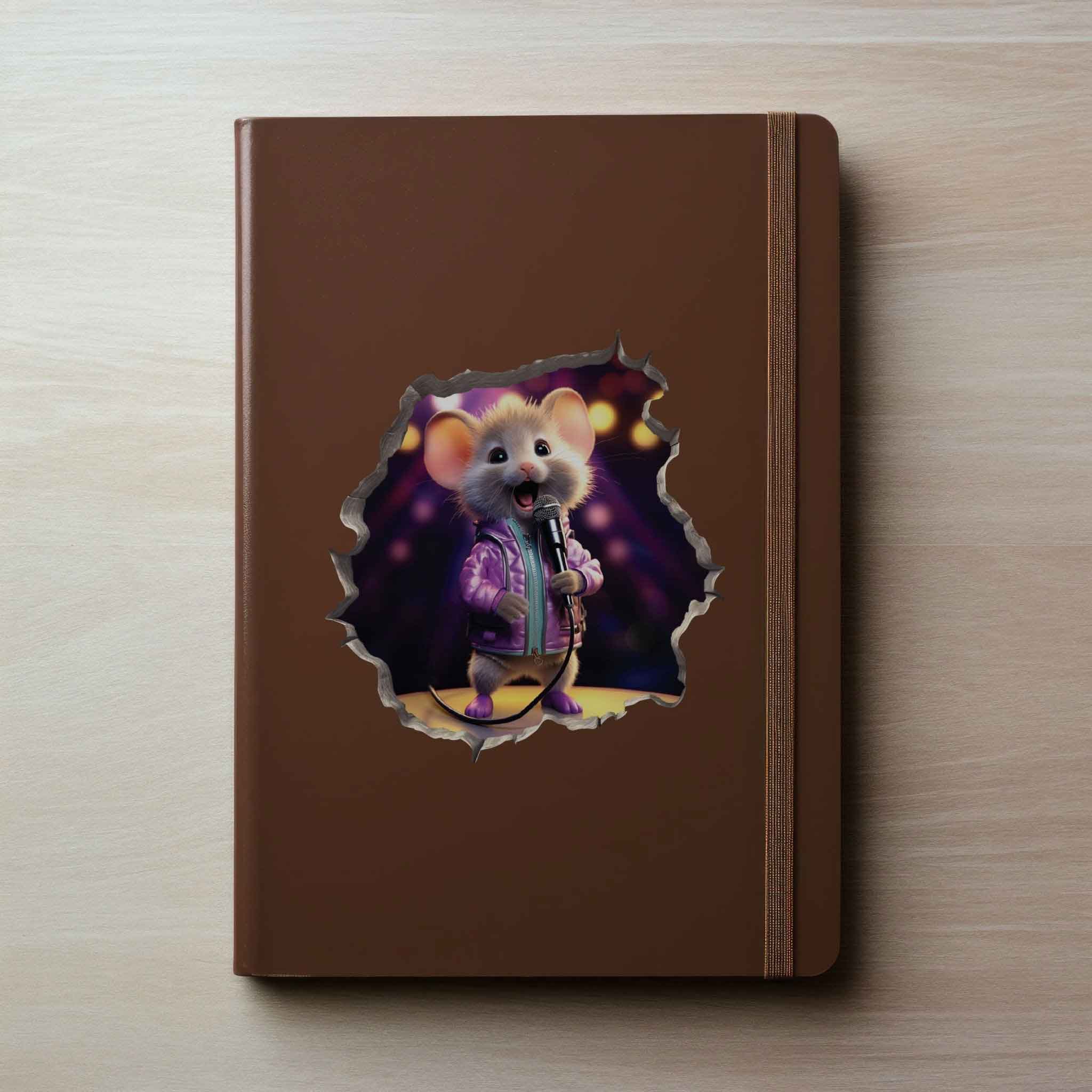 Singing Mouse Hole Decal - My Wonderful Walls