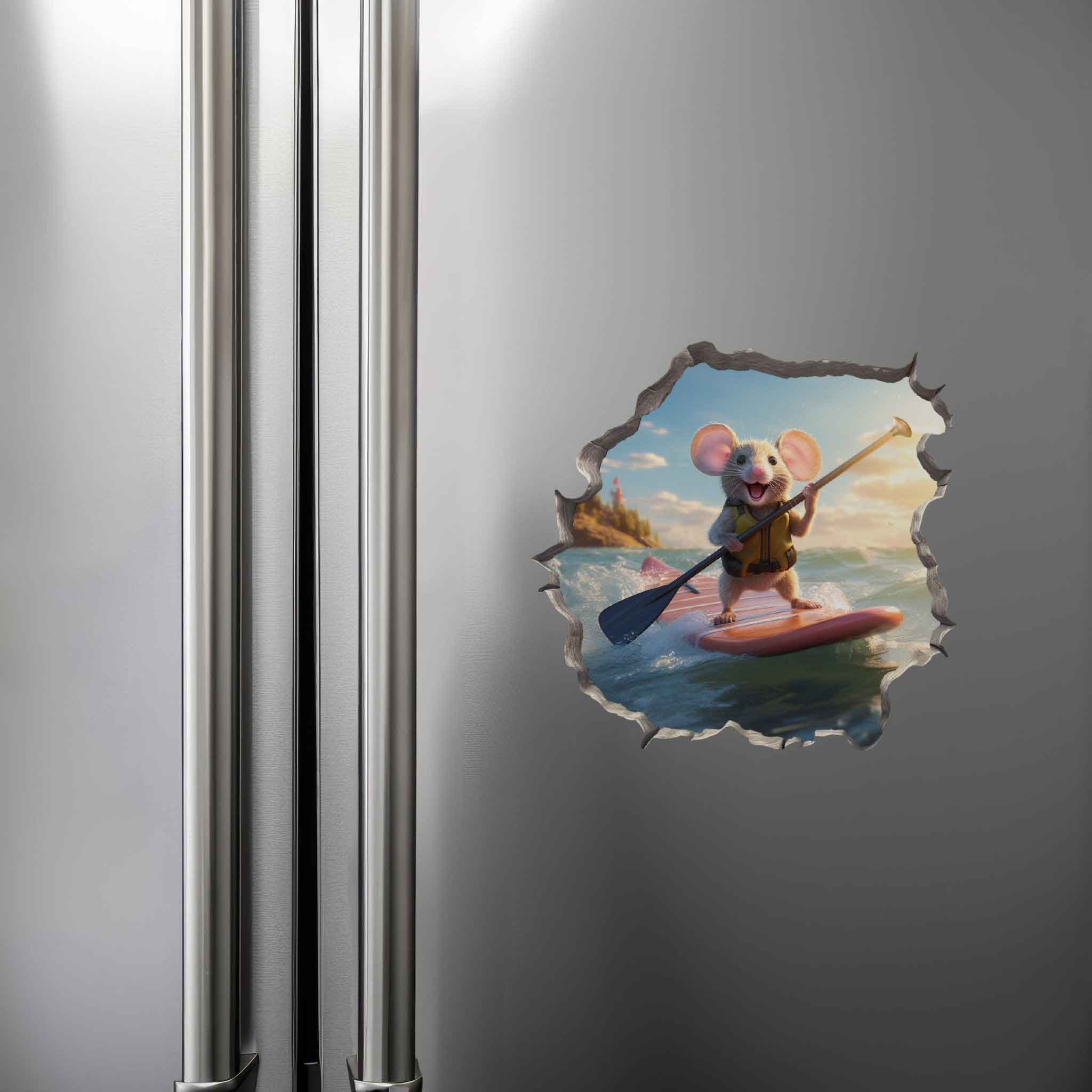 Stand - Up Paddleboard Mouse Hole Decal - My Wonderful Walls