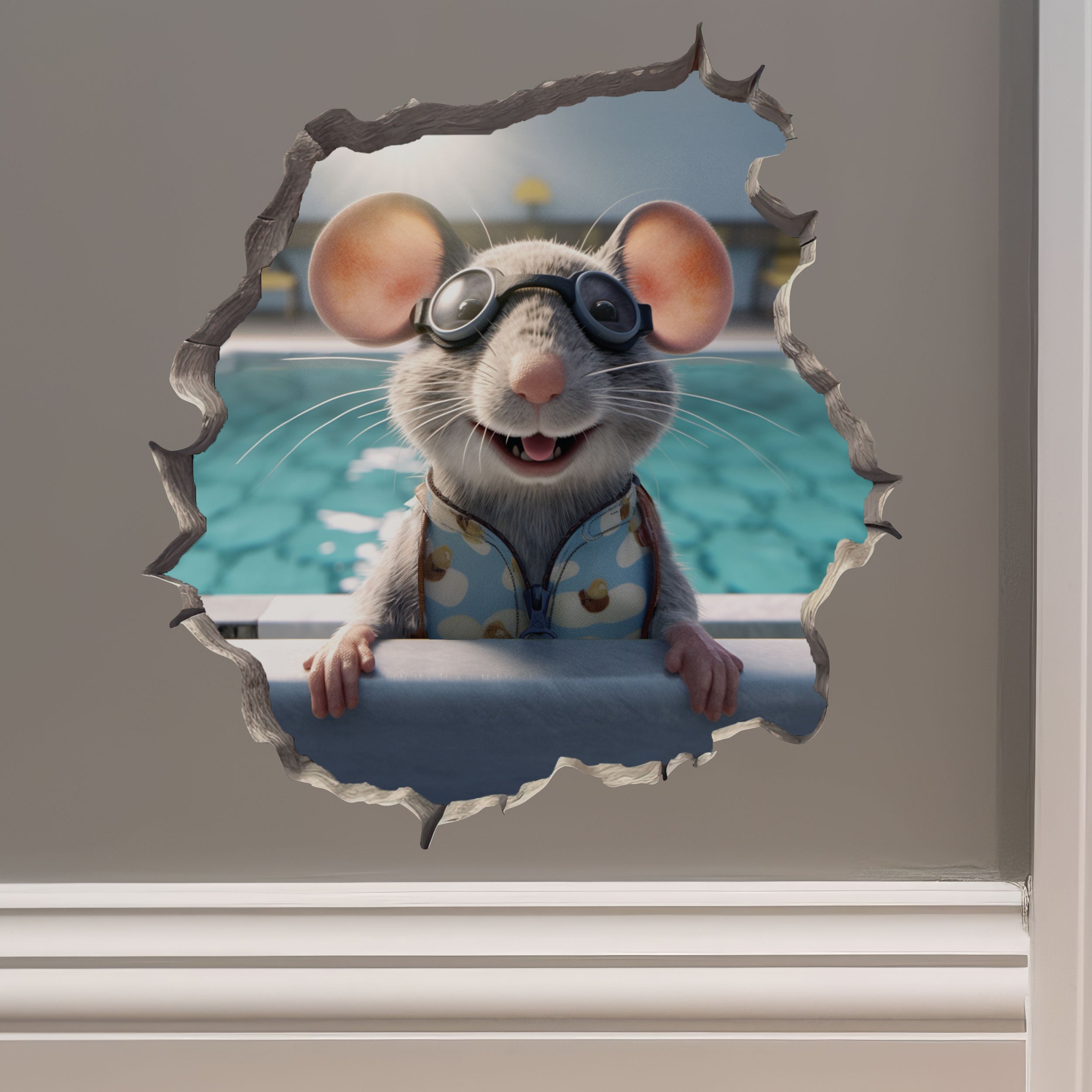 50% OFF LIQUIDATION MOUSE HOLE DECALS - LIMITED QUANTITIES