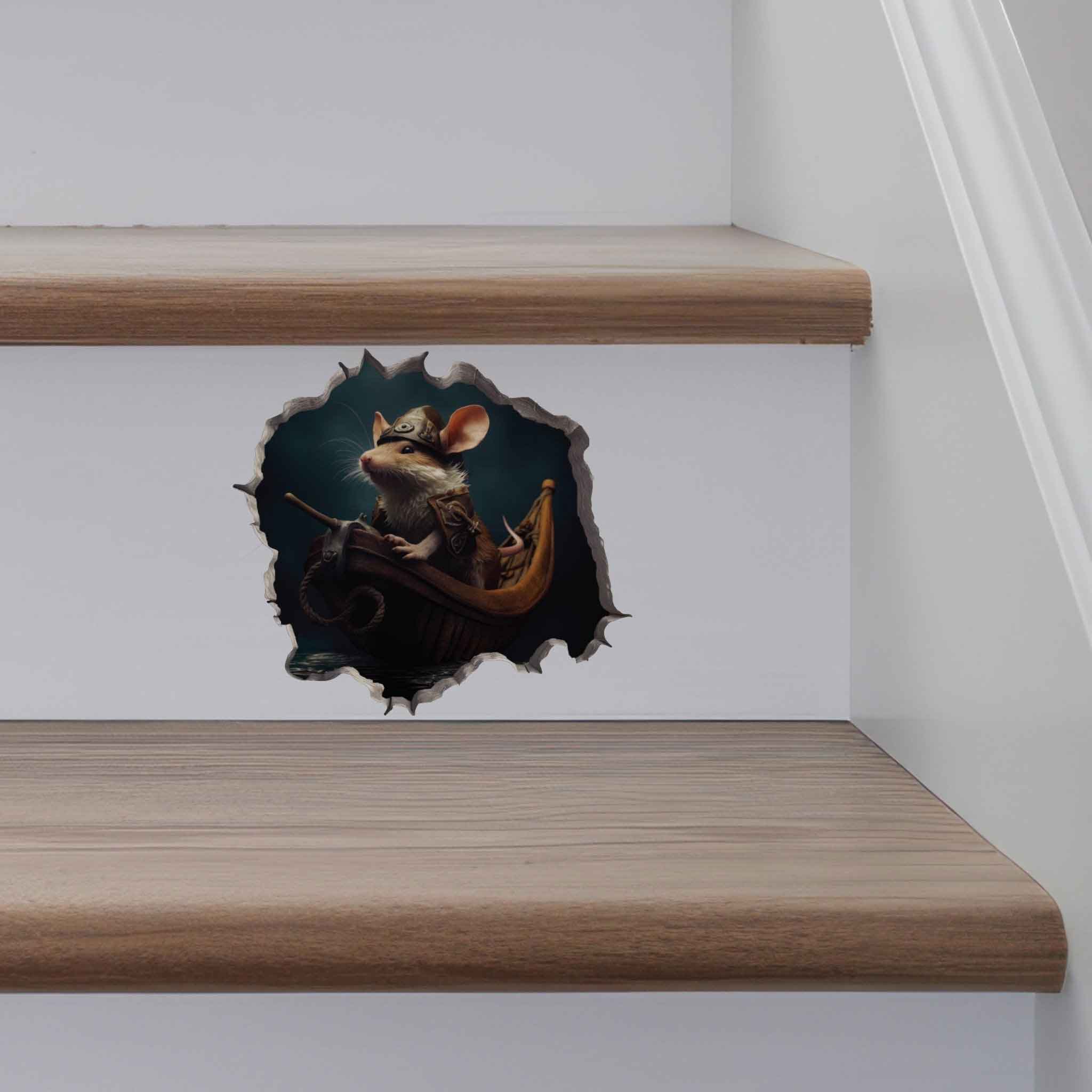 Viking Mouse Hole Decal - My Wonderful Walls