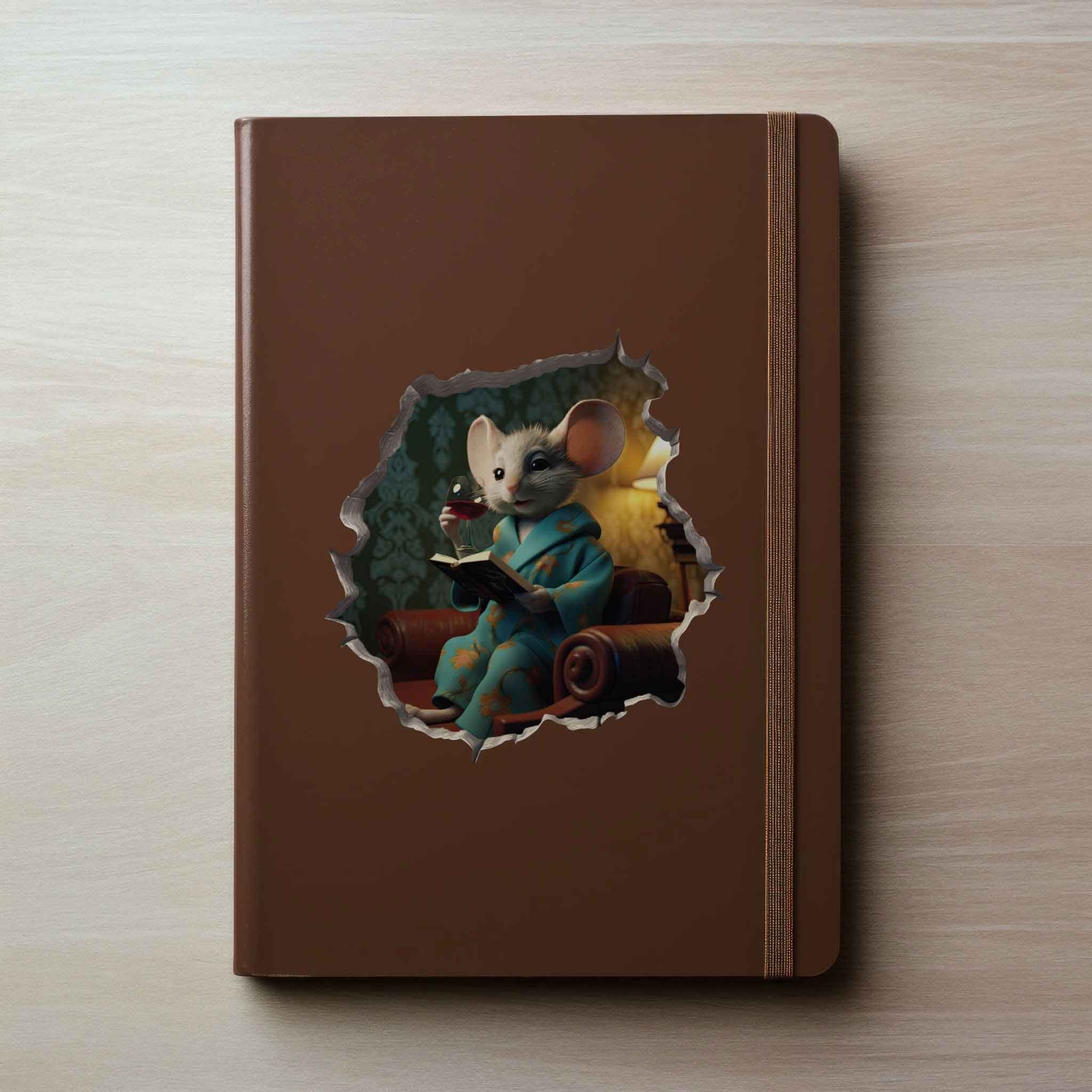 Wine Time Mouse Hole Decal - My Wonderful Walls