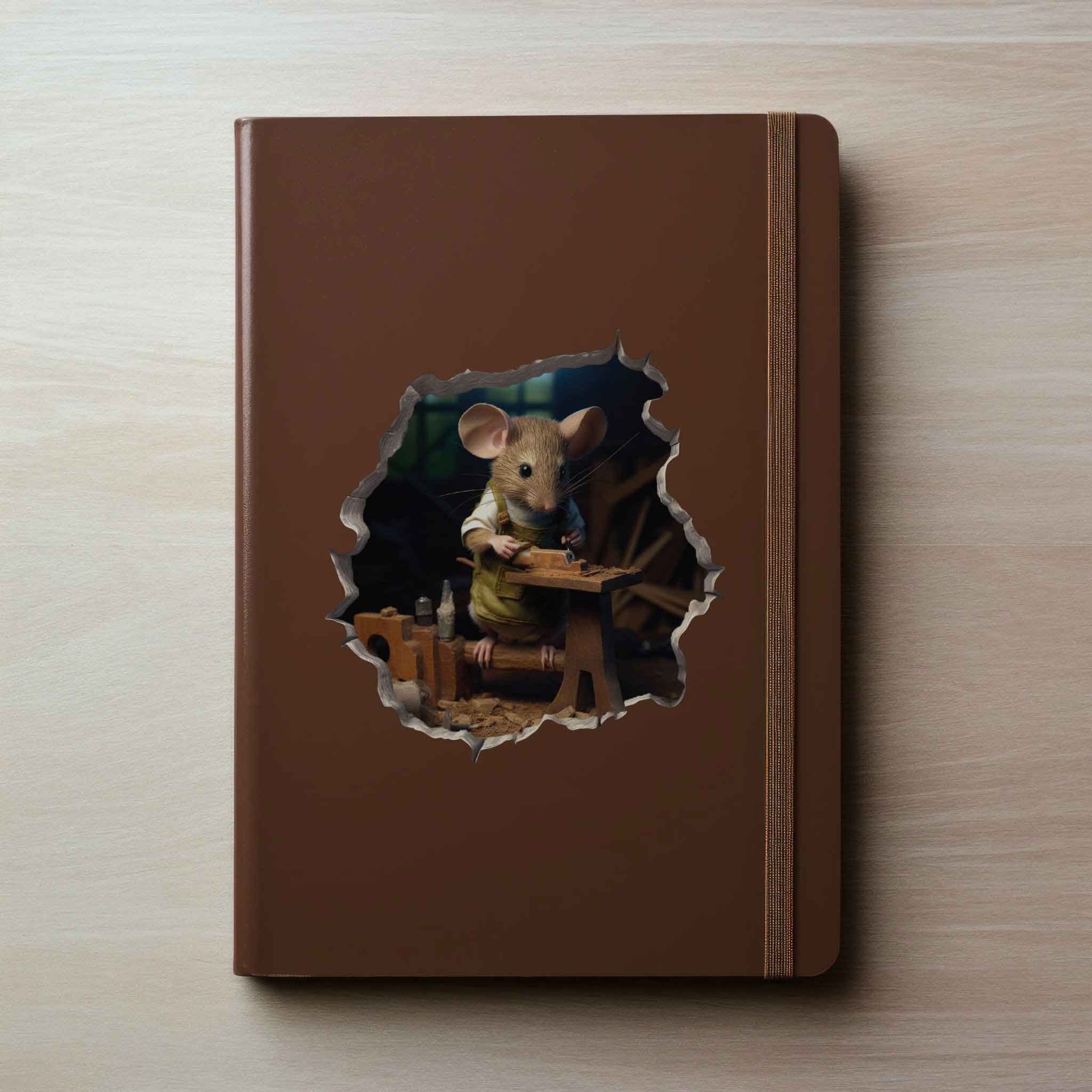 Woodworking Mouse Hole Decal - My Wonderful Walls