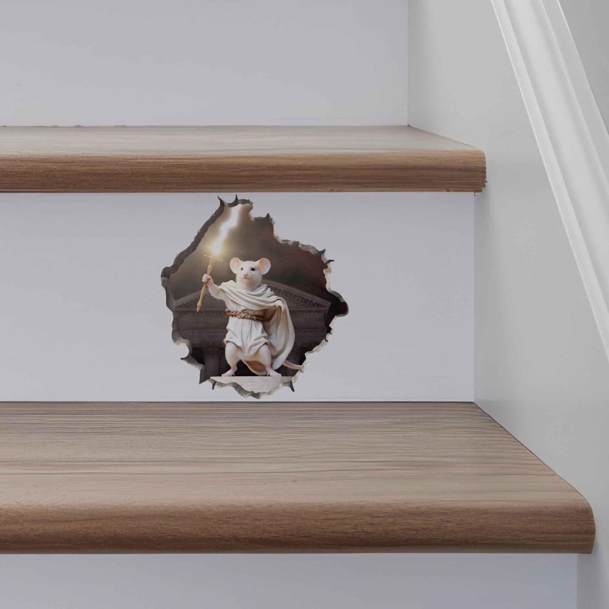 Zeus Mouse Hole Decal - My Wonderful Walls